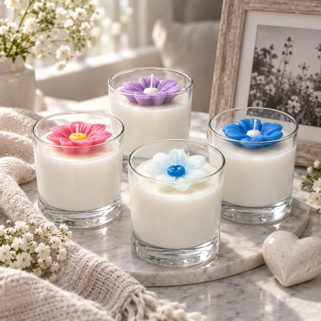 Spring candles from Custom Candle Co